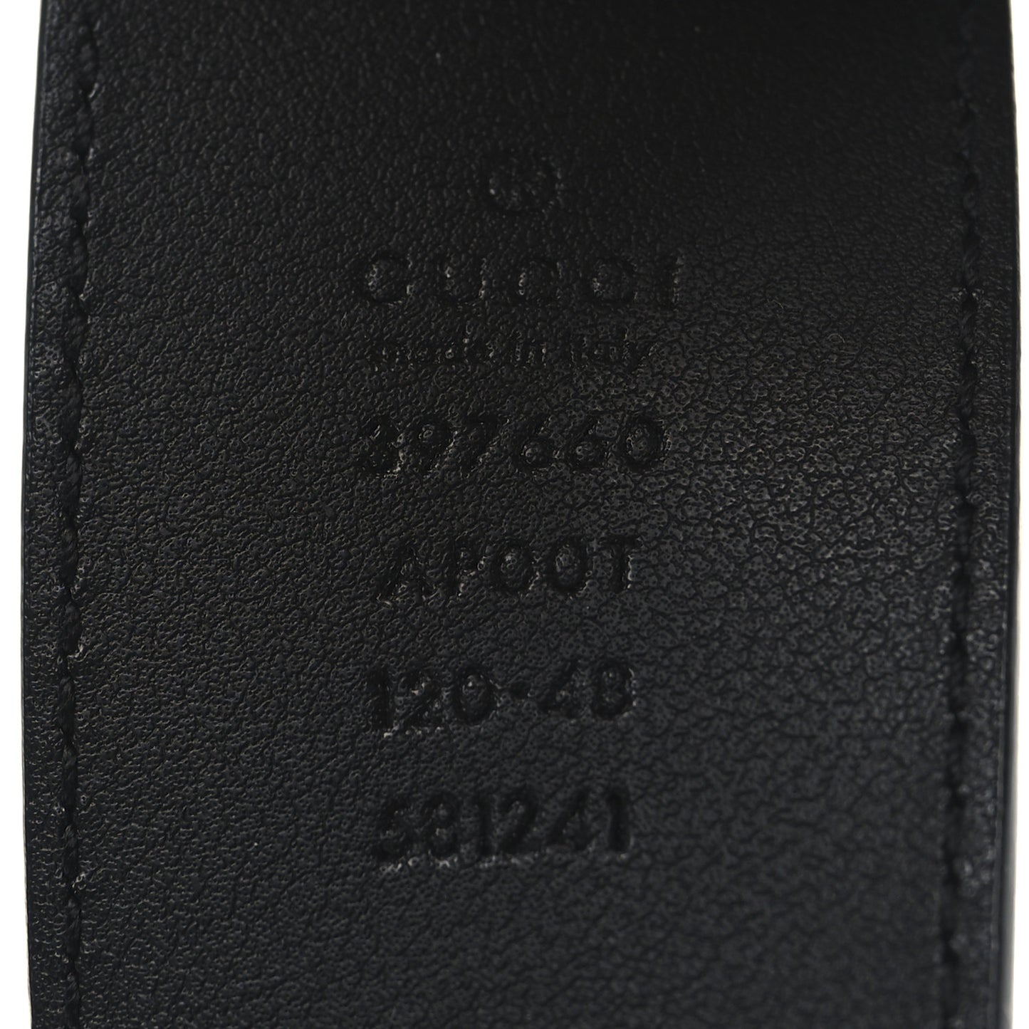 Calfskin Double G 40mm Belt 120 48 Black