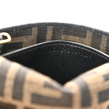 Fendi Fabric Jacquard FF 1974 Nano Baguette Charm Tobacco Moro Black 7 of 11