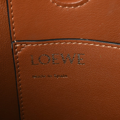 Loewe Canvas Calfskin Small Anagram Tote Ecru Tan 6 of 12