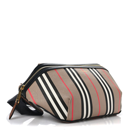 Burberry E-Canvas Icon Stripe Sonny Bum Bag Archive Beige 4 of 9