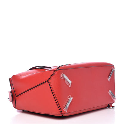 Loewe Calfskin Medium Puzzle Bag Scarlet 4 of 9