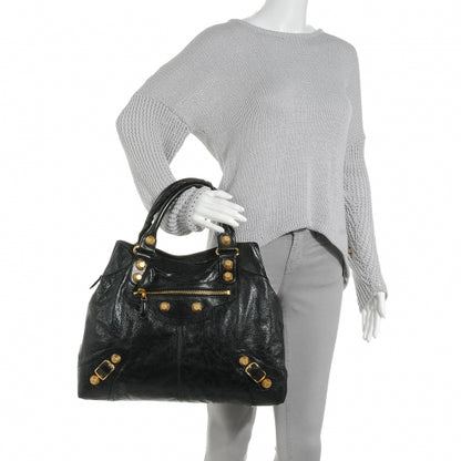Balenciaga Agneau Giant 21 Brief Black 2 of 7