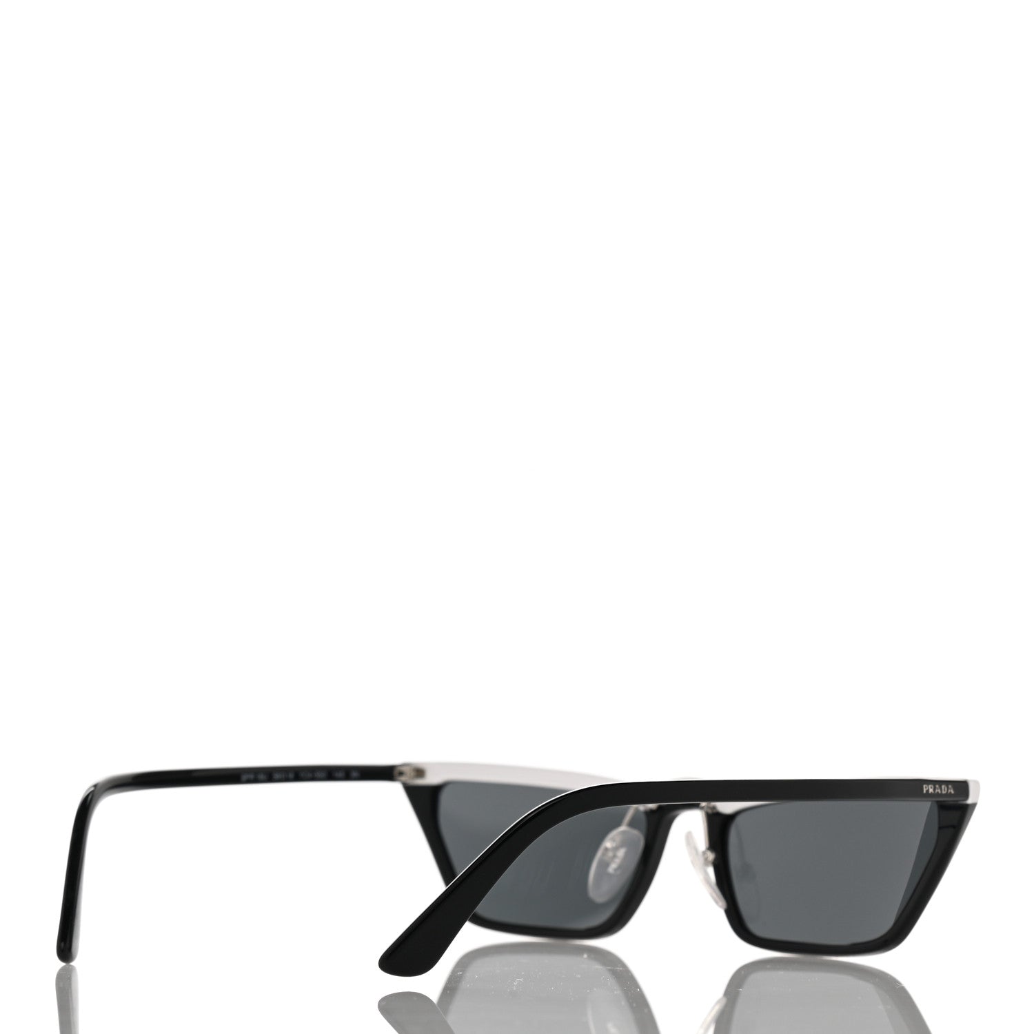 Prada Catwalk Sunglasses SPR 19U Black White 4 of 6