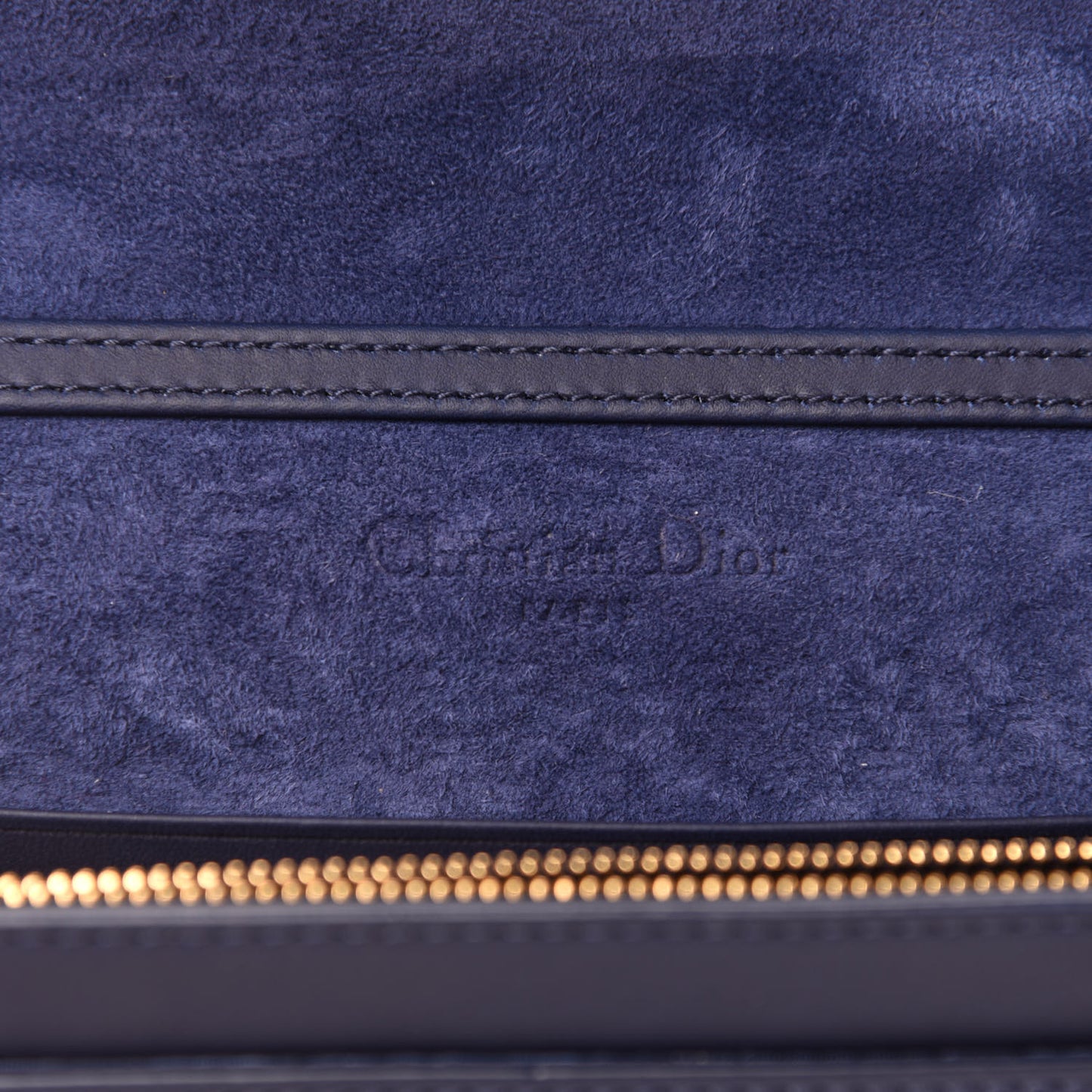 Ultra Matte Saddle Chain Pouch Blue