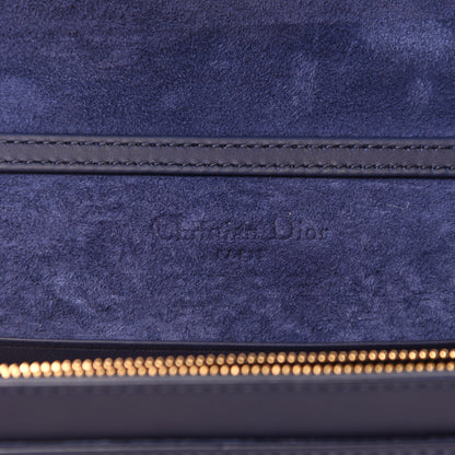 Christian Dior Ultra Matte Saddle Chain Pouch Blue 8 of 10