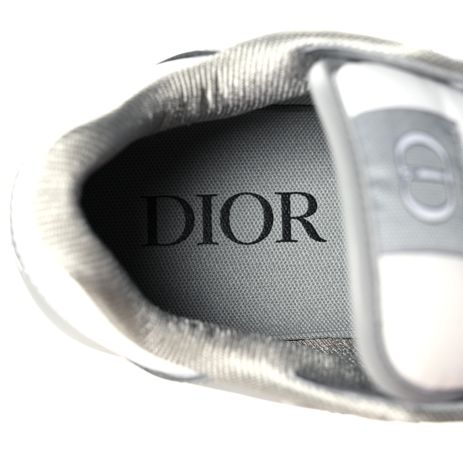 Christian Dior Smooth Calfskin Jacquard Oblique Mens B27 Low Top Sneakers 38 Beige Blue 7 of 7
