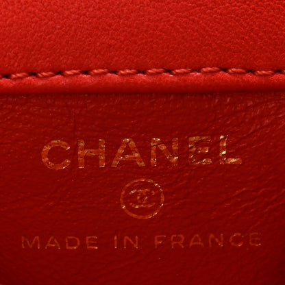 Chanel Patent Quilted 2.55 Ankle Wrist Bag Red 6 of 10