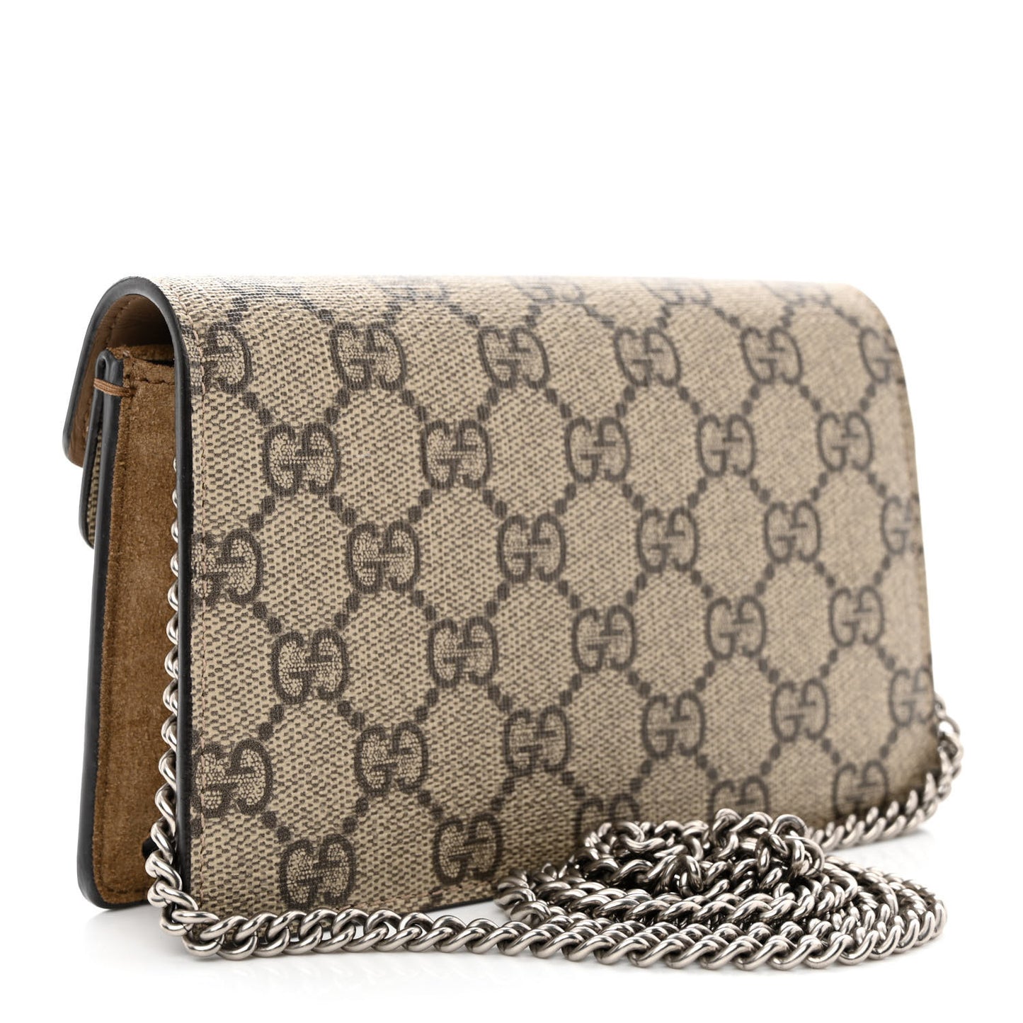 GG Supreme Monogram Super Mini Dionysus Shoulder Bag Taupe