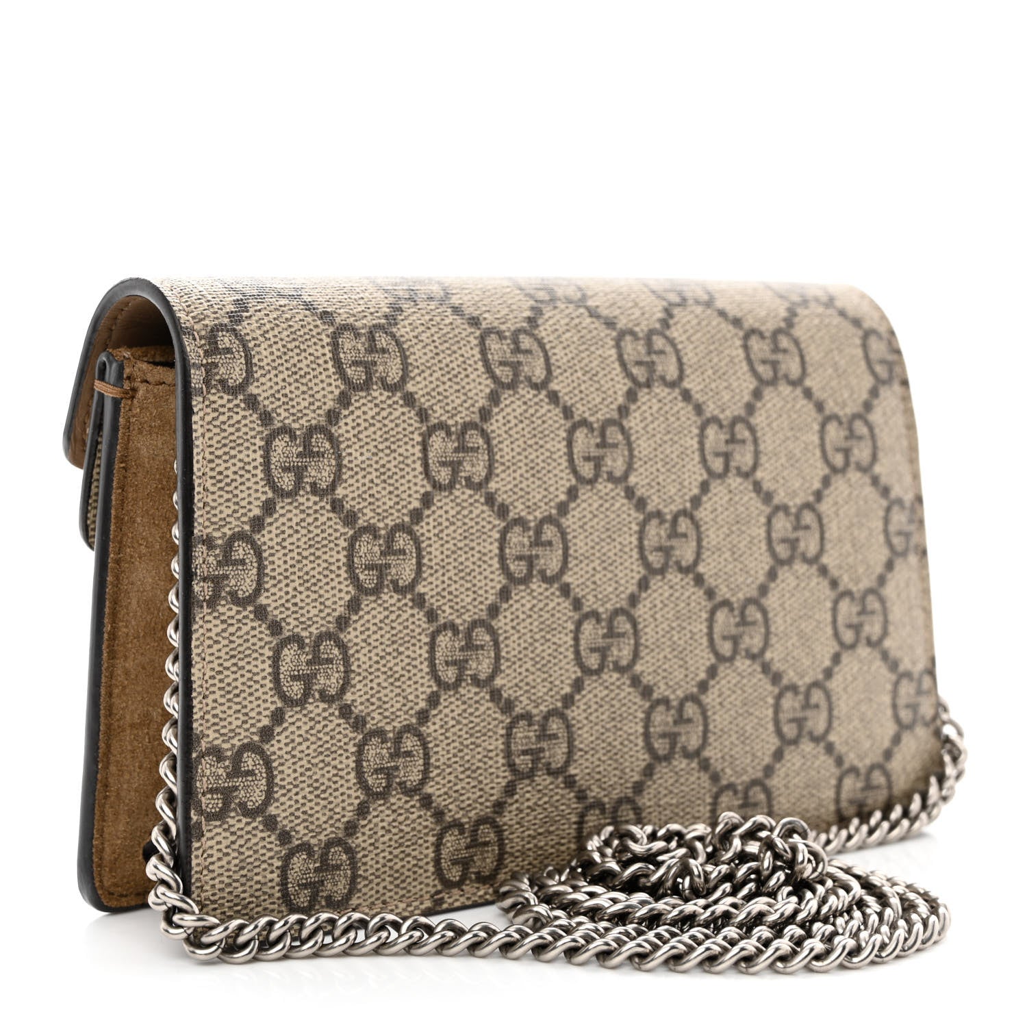 Gucci GG Supreme Monogram Super Mini Dionysus Shoulder Bag Taupe 3 of 11