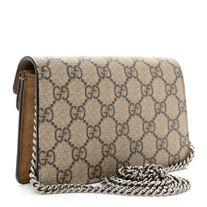 Gucci GG Supreme Monogram Super Mini Dionysus Shoulder Bag Taupe 3 of 11