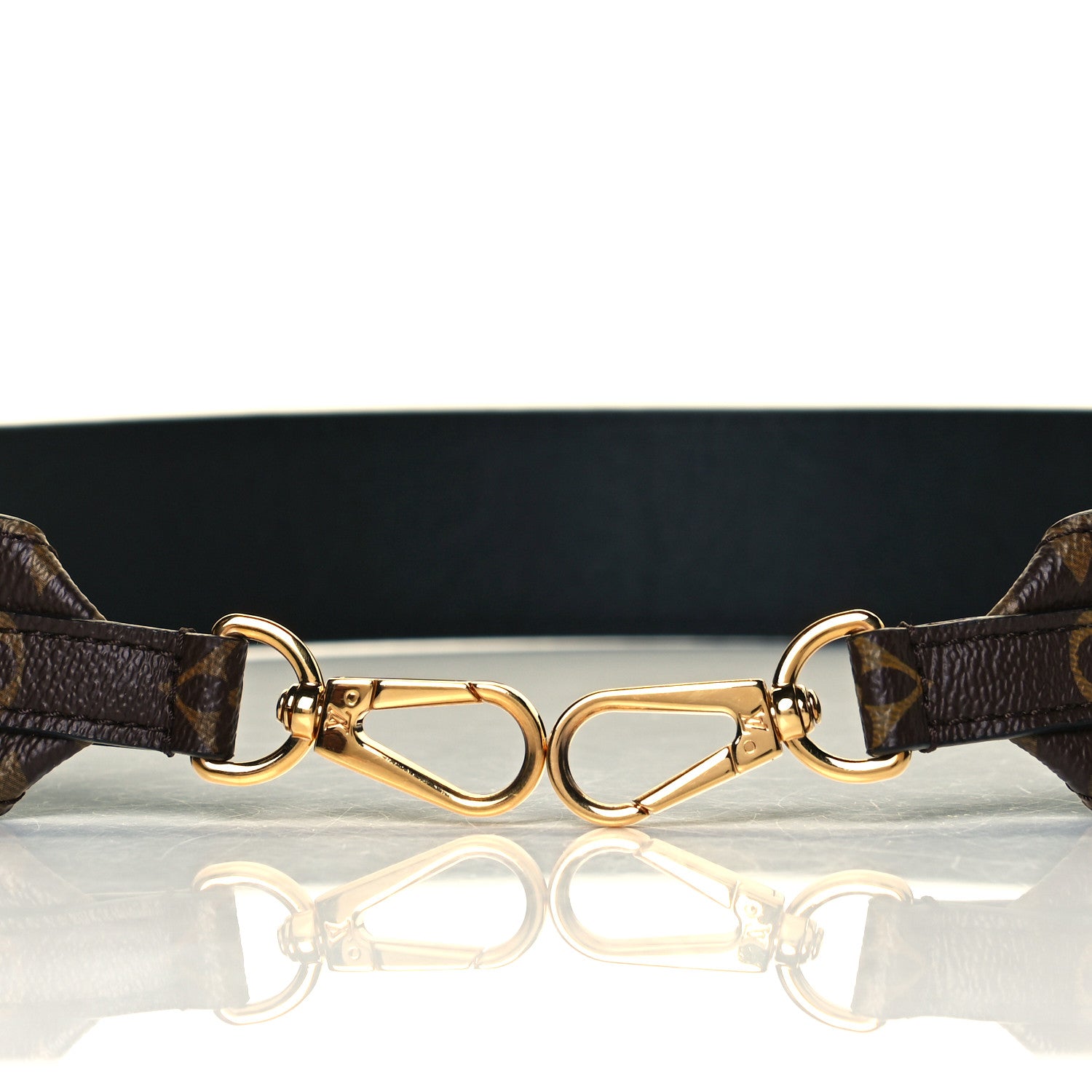 Louis Vuitton Monogram Bandouliere Shoulder Strap Black 4 of 5