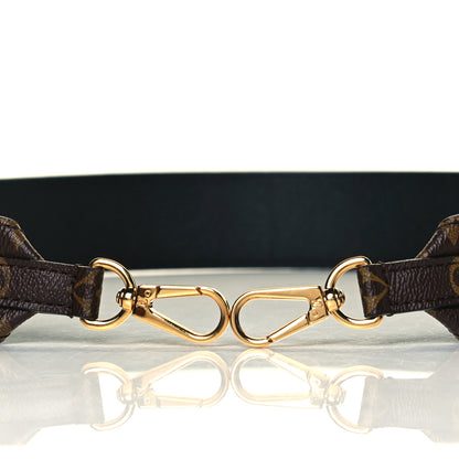 Louis Vuitton Monogram Bandouliere Shoulder Strap Black 4 of 5