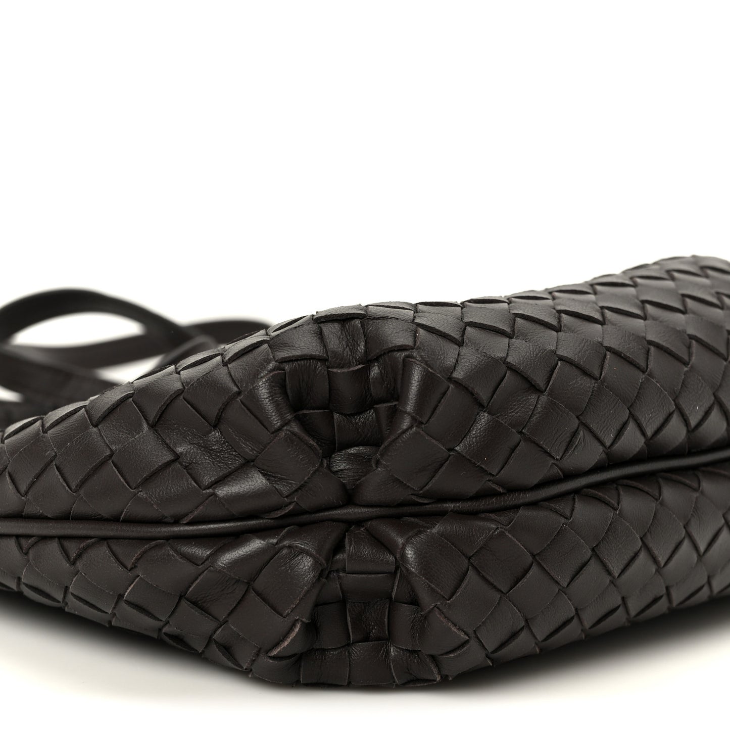 Nappa Intrecciato Crossbody Ebano