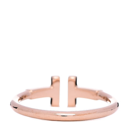 Tiffany 18K Rose Gold T Wire Ring 51 5.75 3 of 4