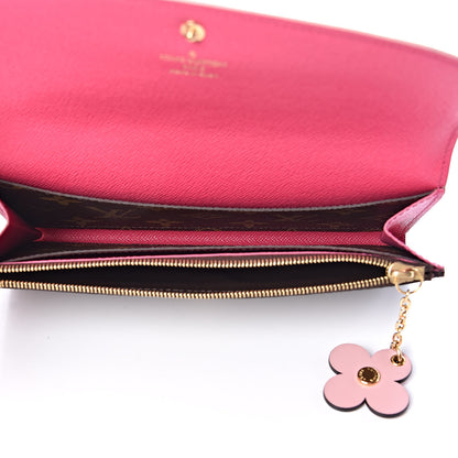 Louis Vuitton Monogram Bloom Flower Emilie Wallet 5 of 8
