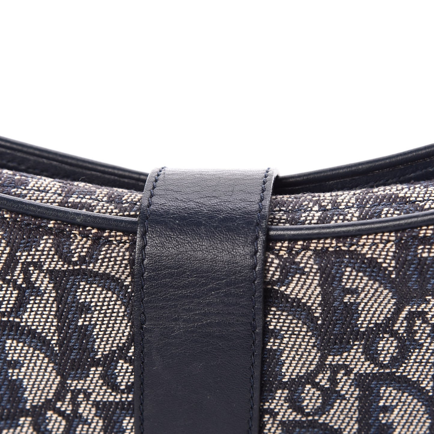 Monogram Charm Shoulder Bag Navy