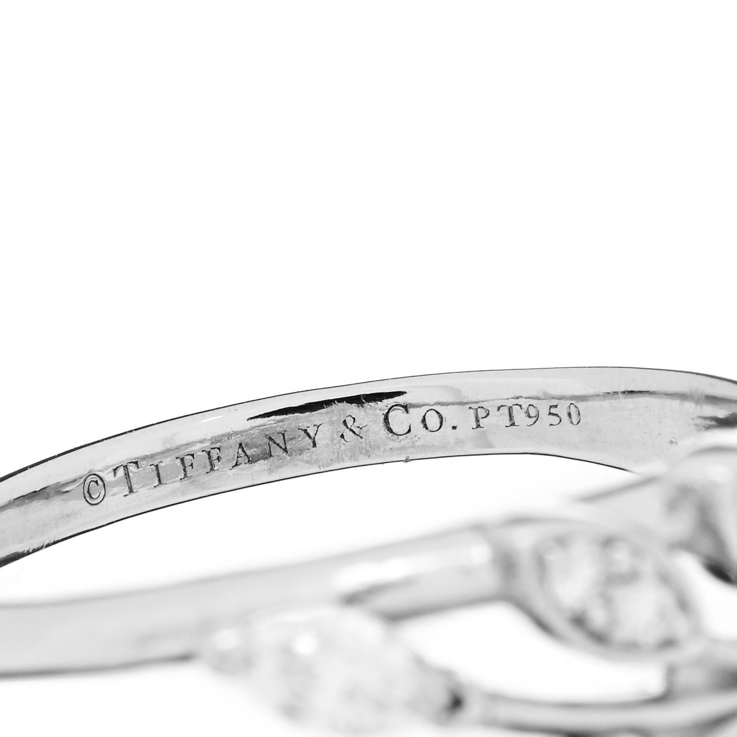 Platinum Diamond Victoria Vine Ring 51 5.75