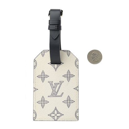 Louis Vuitton Savane Monogram Chapman Elephant Luggage Tag 2 of 3