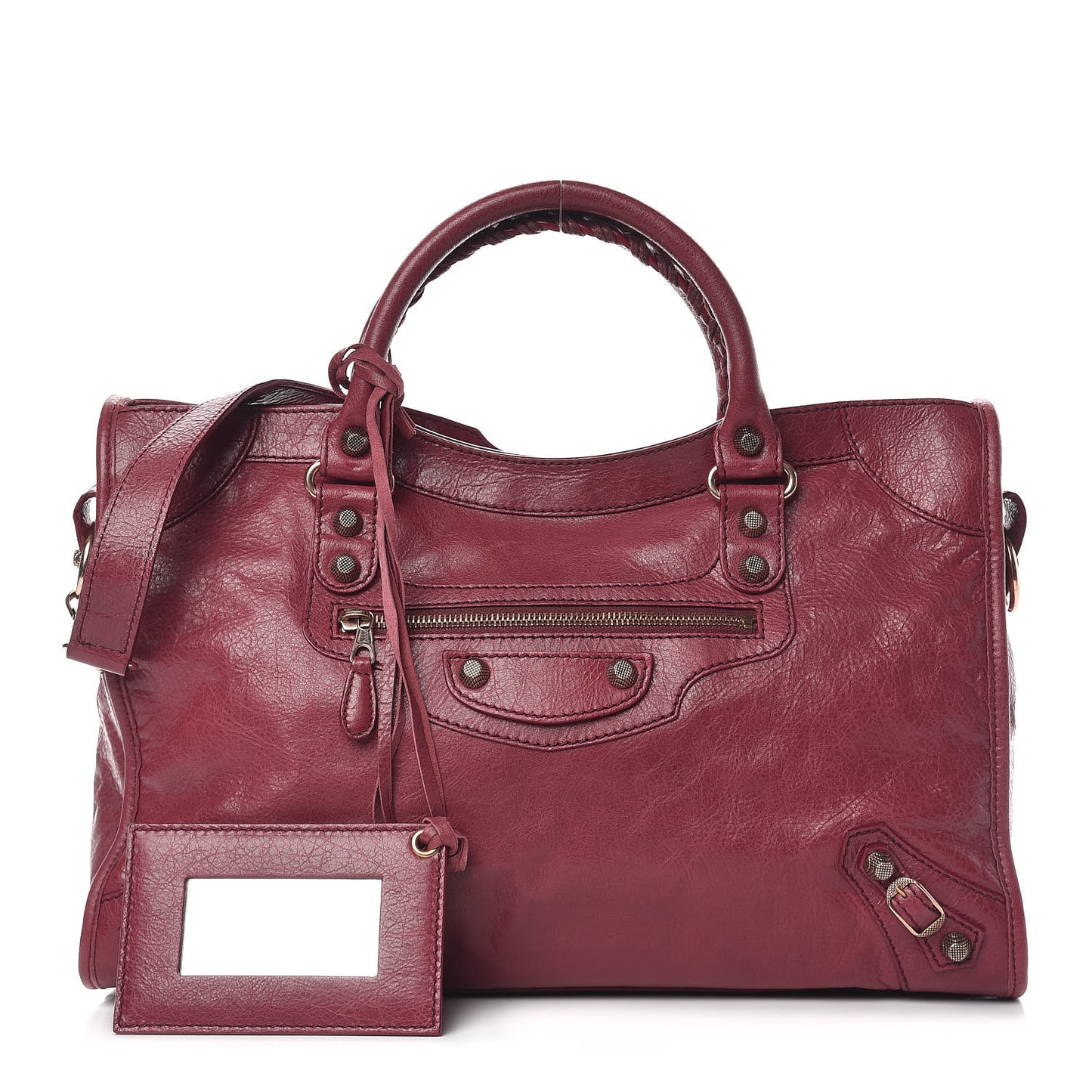 Agneau Giant 12 Rose Gold Hardware City Cassis