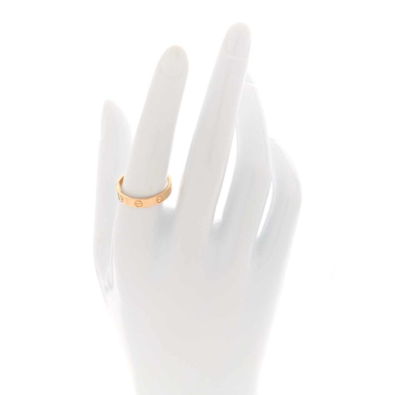 Cartier 18K Yellow Gold 3.5mm LOVE Wedding Band Ring 57 8 2 of 4