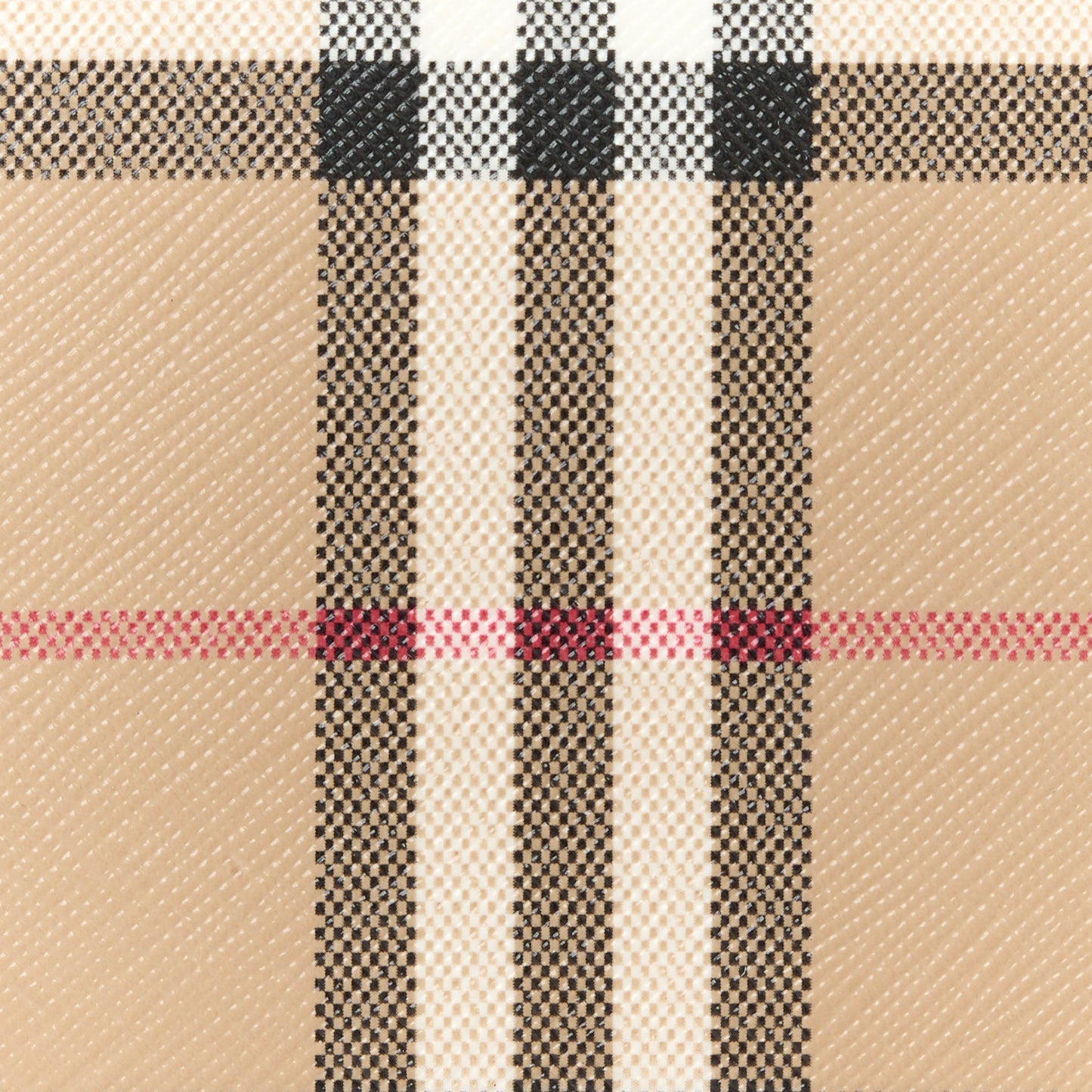 Vintage Check Elmore Zip Around Wallet Black