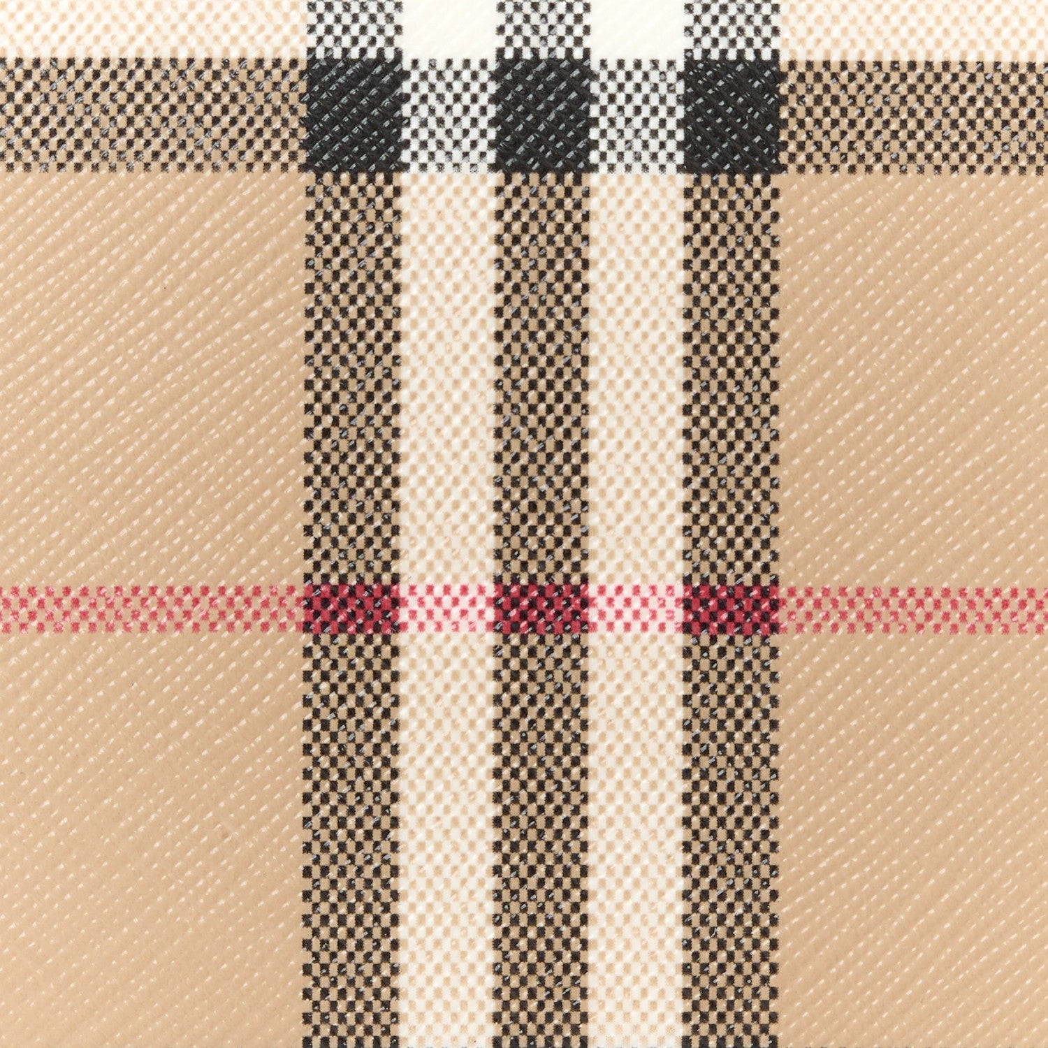 Burberry Vintage Check Elmore Zip Around Wallet Black 7 of 7