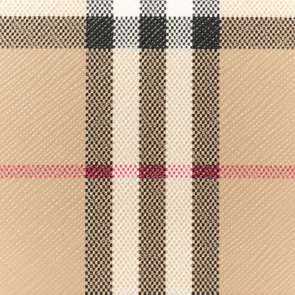 Burberry Vintage Check Elmore Zip Around Wallet Black 7 of 7