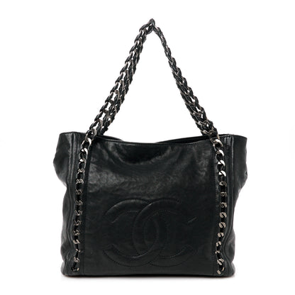 Chanel Glazed Caviar Modern Chain Tote Black 1 of 10