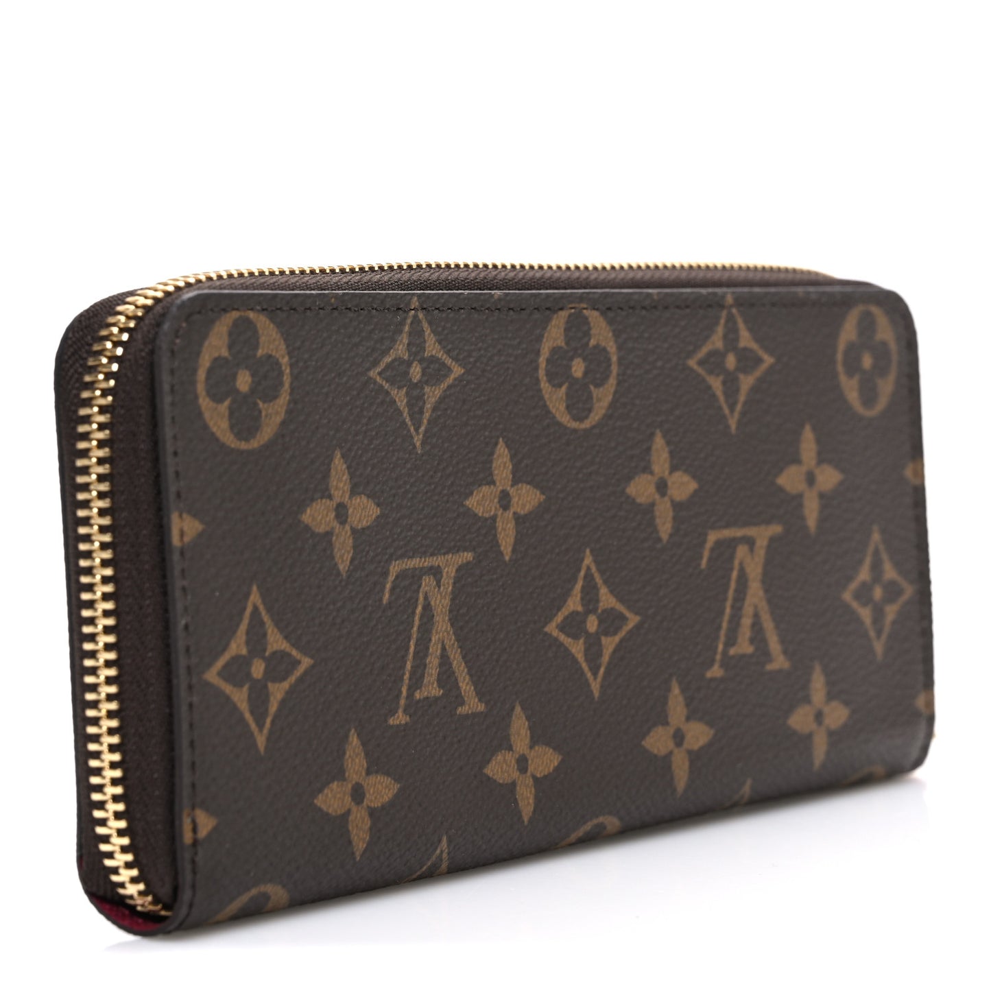 Monogram Clemence Wallet Fuchsia