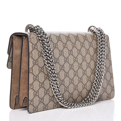 Gucci GG Supreme Monogram Small Dionysus Shoulder Bag Taupe 3 of 14