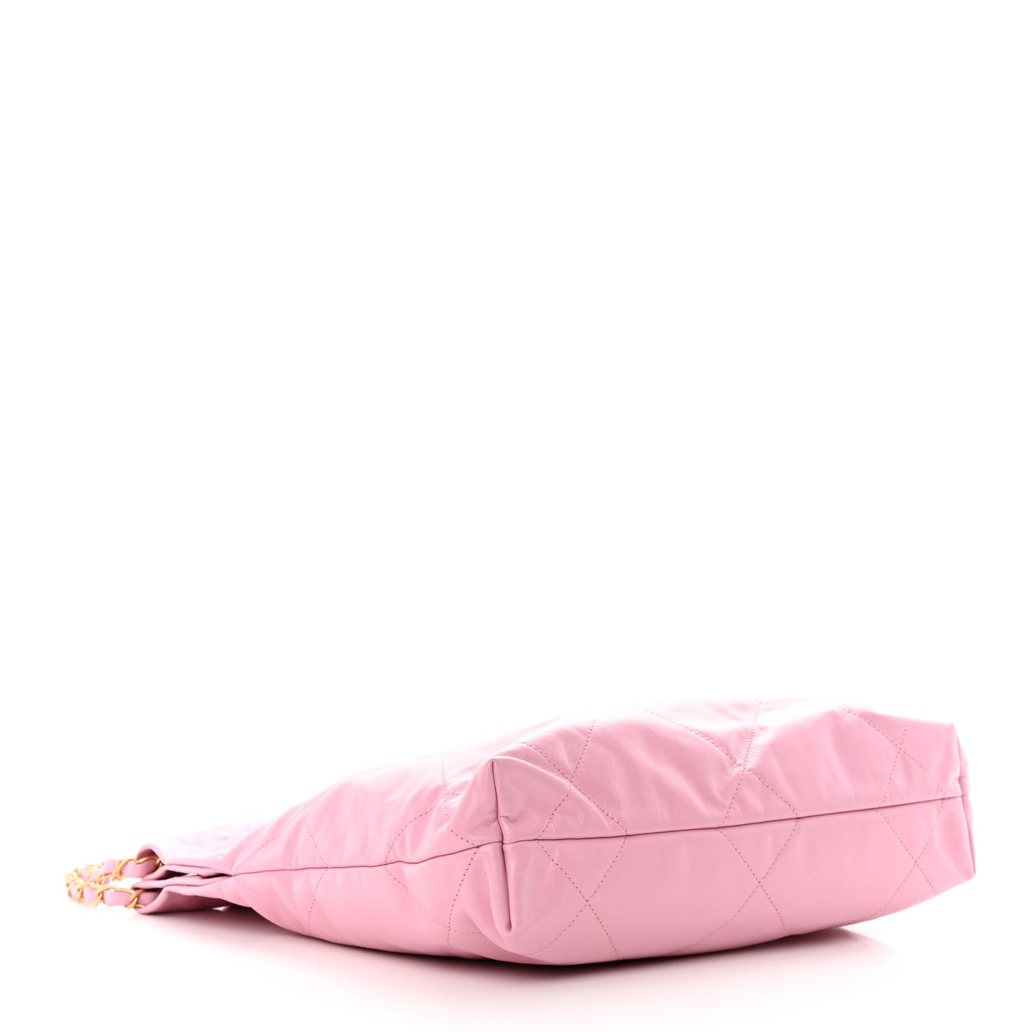 Shiny Calfskin Quilted Small Chanel 22 Pink