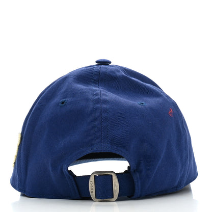 Gucci X MLB Cotton NY Yankees Baseball Hat 57-61 Blue 6 of 10