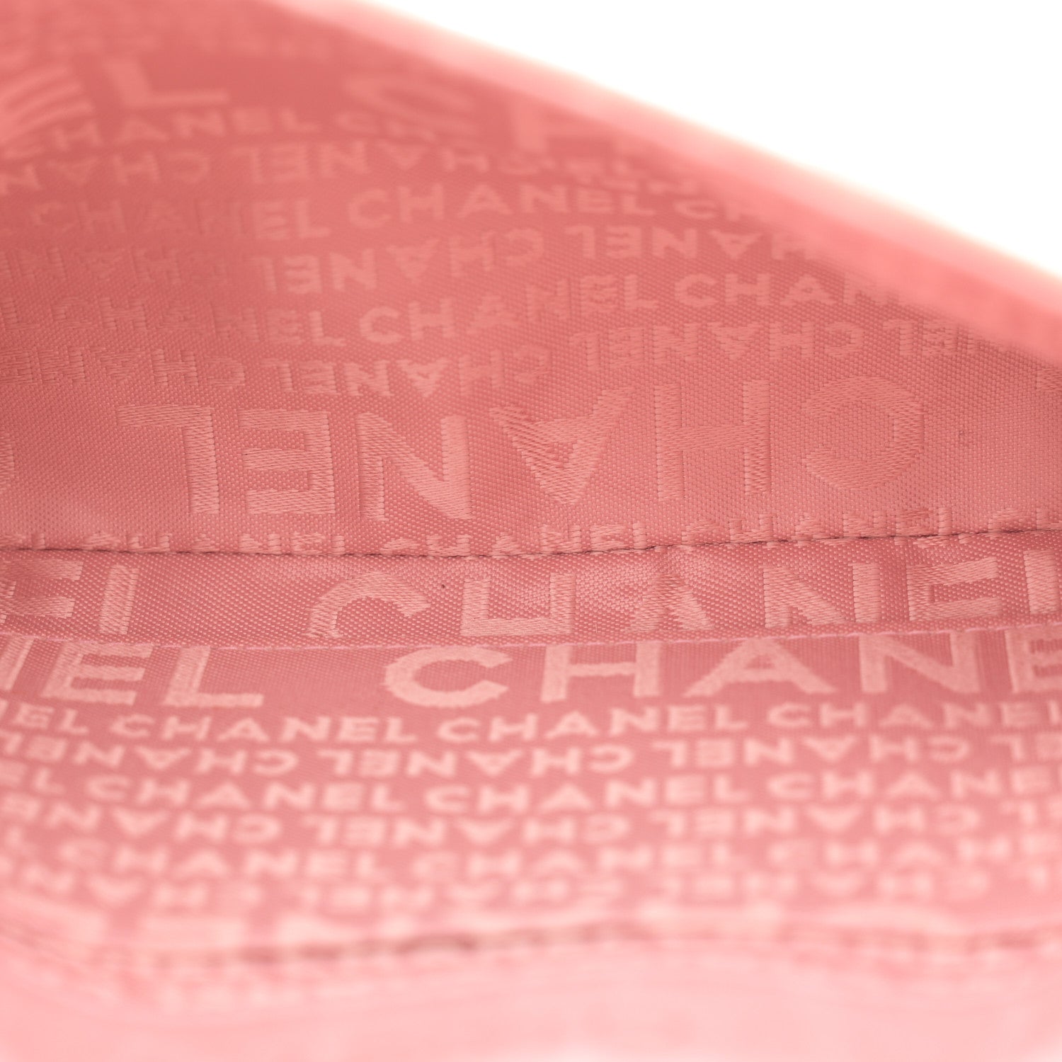 Chanel Patent Calfskin Camellia Embossed Flap Pochette Pink 5 of 13