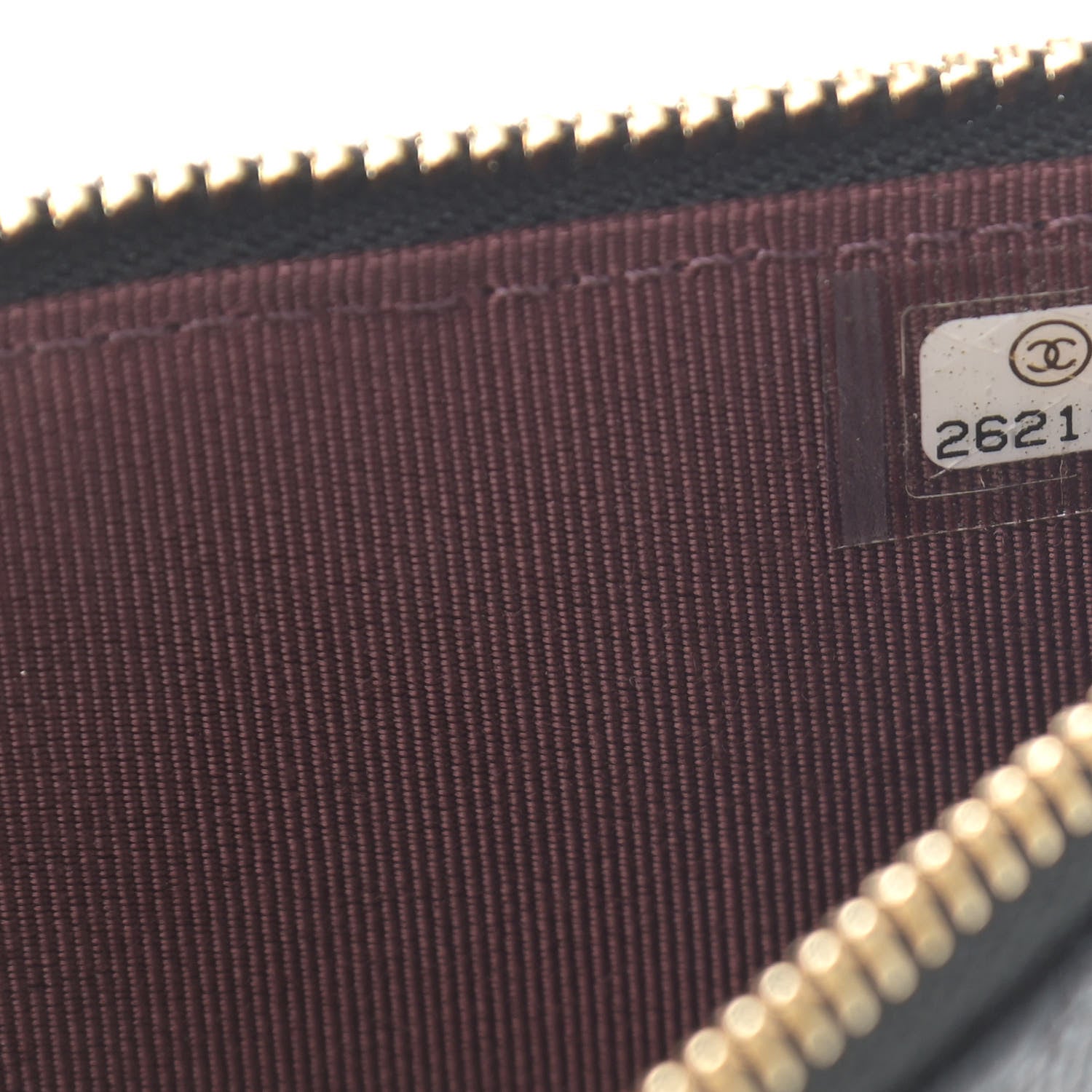 Chanel Caviar Quilted Classic Flat Wallet Pouch Black 7 of 8