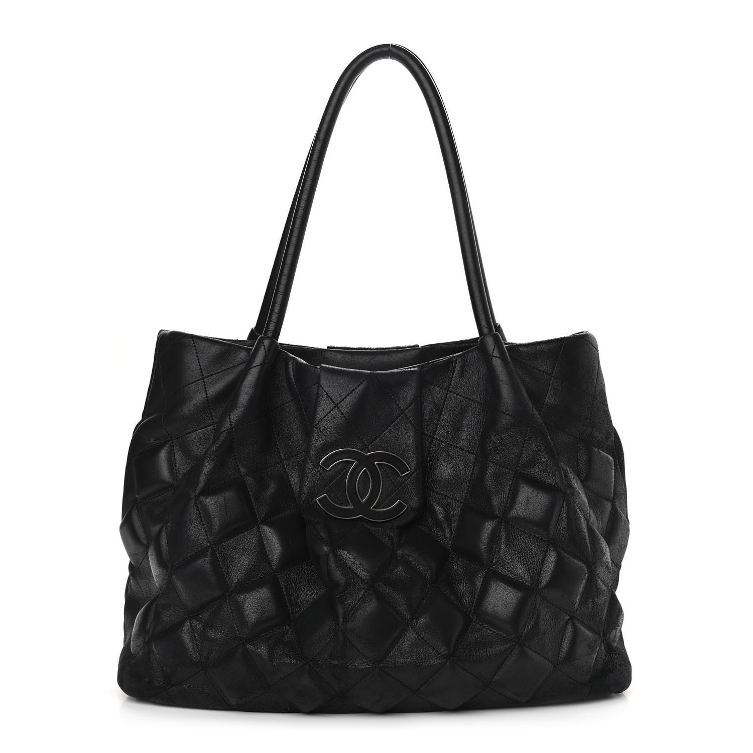 Chanel Calfskin Sloane Square Tote Black 1 of 15
