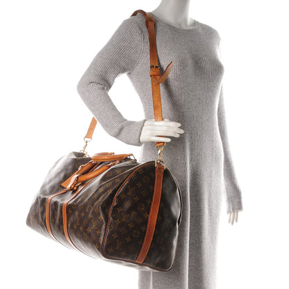 Louis Vuitton Monogram Keepall Bandouliere 55 2 of 11
