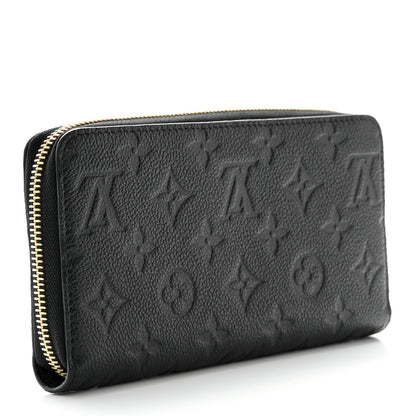 Louis Vuitton Empreinte Zippy Wallet Black 3 of 10