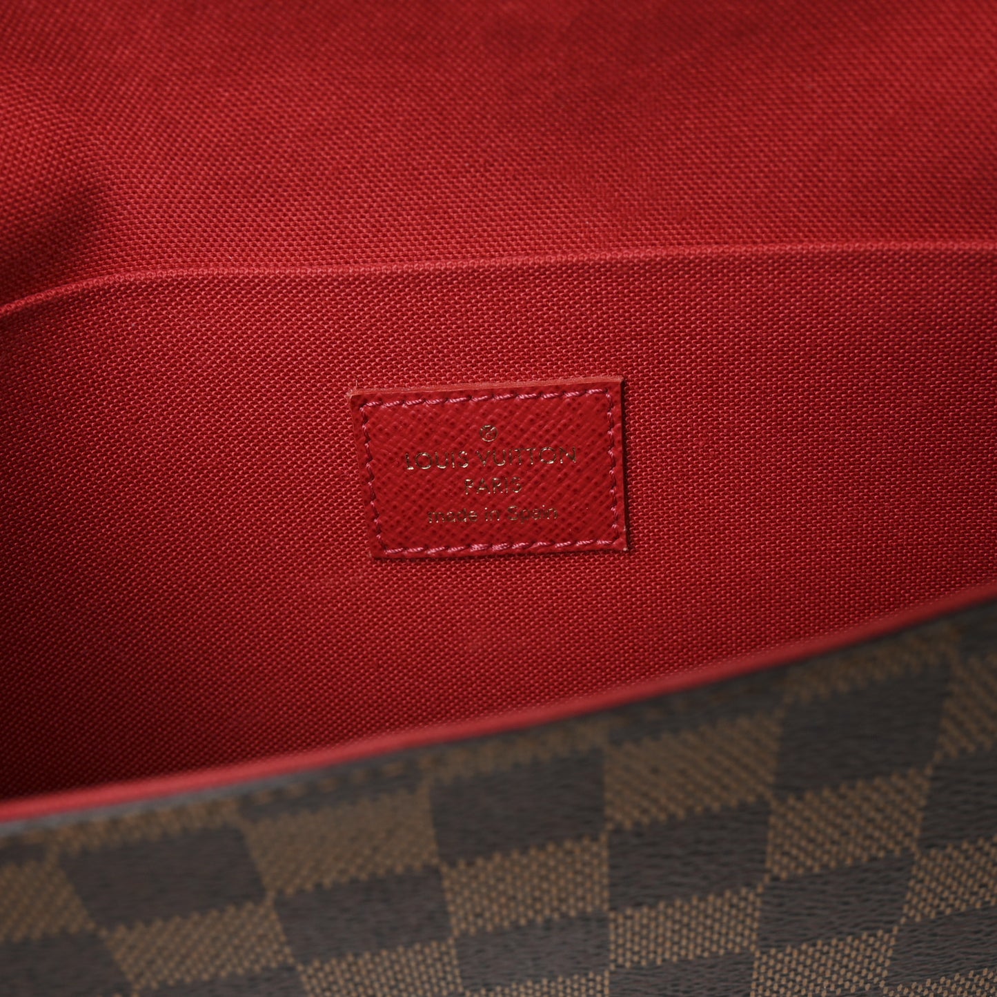 Damier Ebene Pochette Felicie Chain Wallet