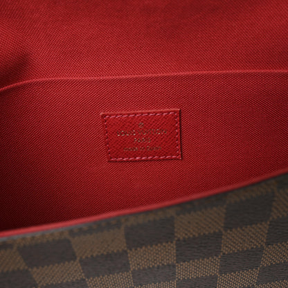 Louis Vuitton Damier Ebene Pochette Felicie Chain Wallet 6 of 10