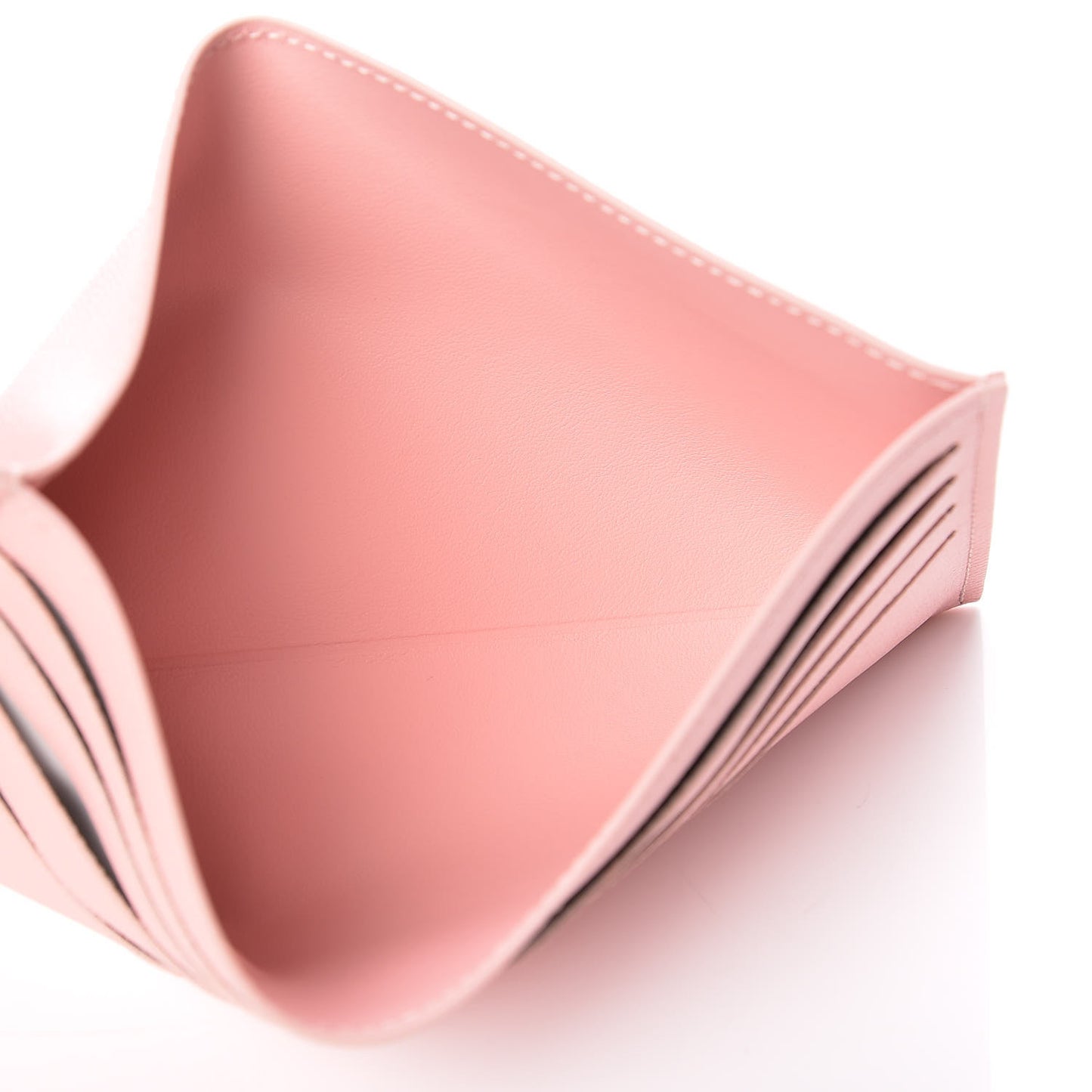 Calfskin Felicie Card Holder Insert Rose Ballerine