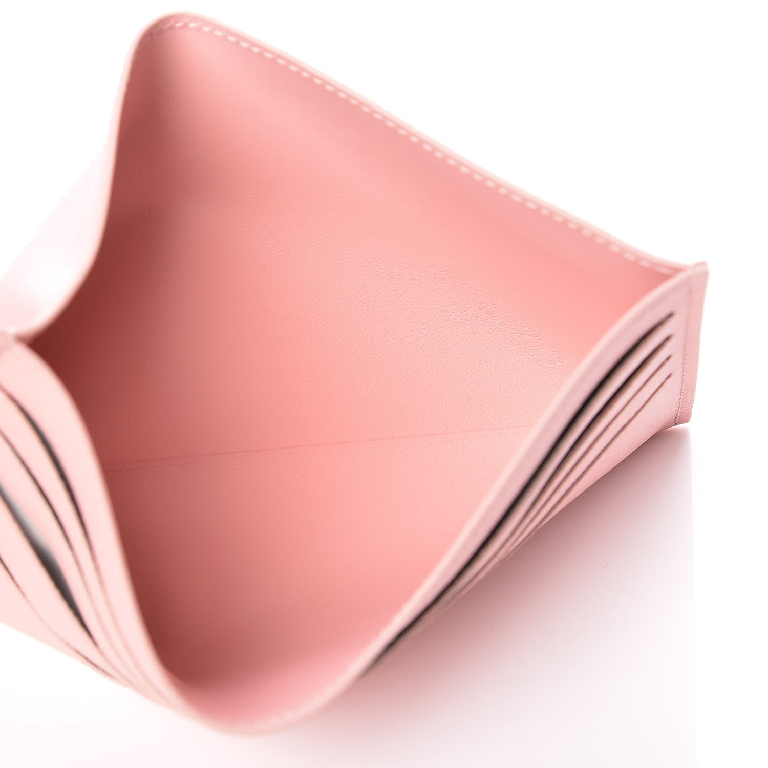 Louis Vuitton Calfskin Felicie Card Holder Insert Rose Ballerine 5 of 6
