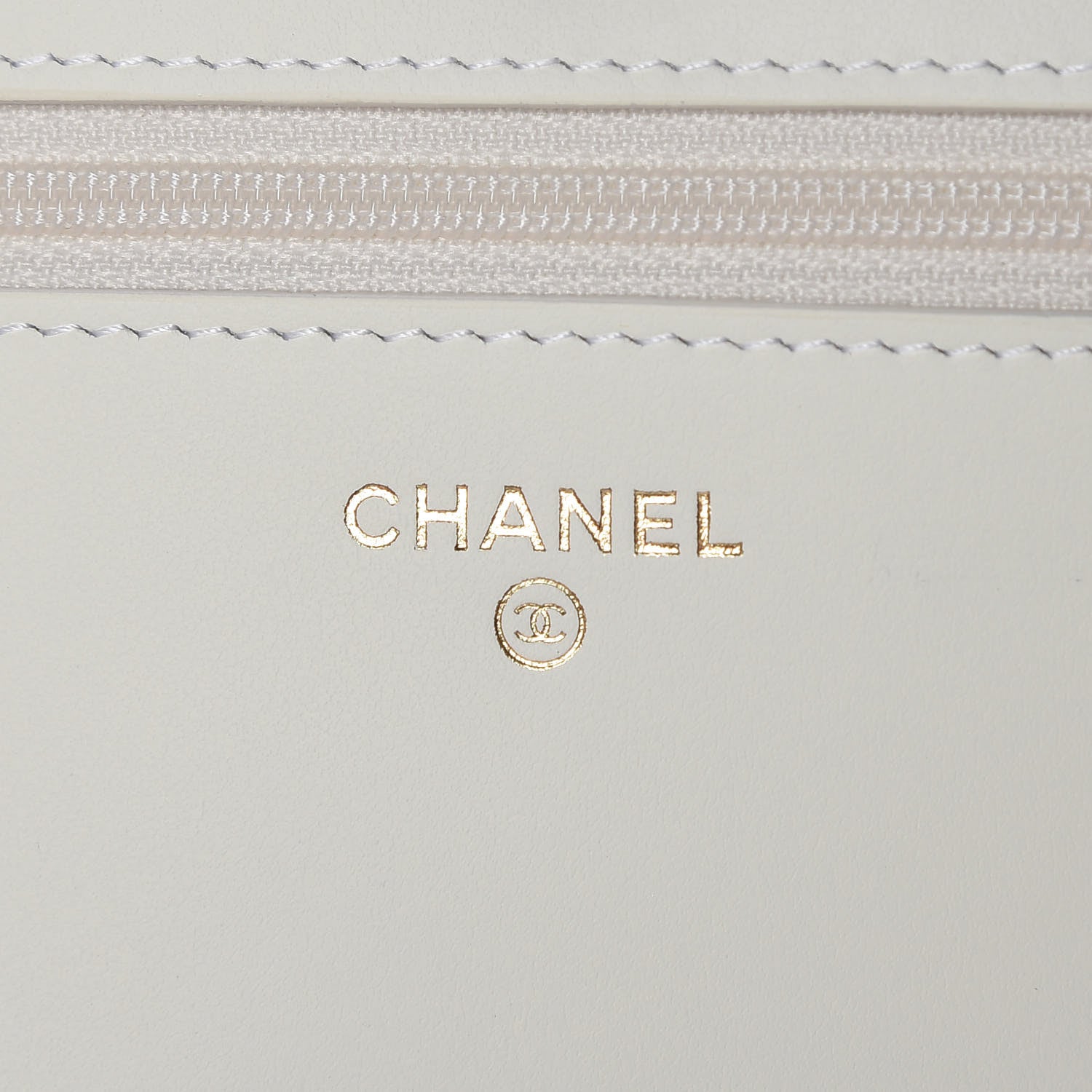 Chanel Caviar Quilted Boy Wallet On Chain WOC White 6 of 9