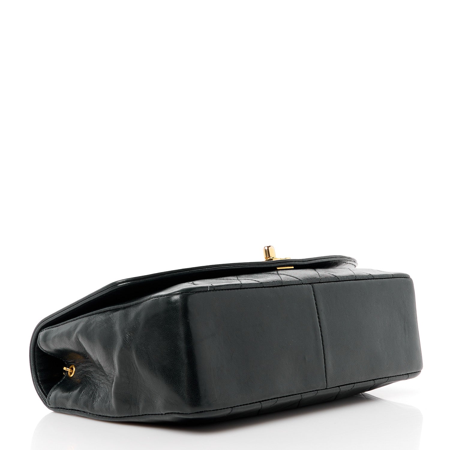 Chanel Lambskin Quilted Medium Single Flap Black 4 of 12