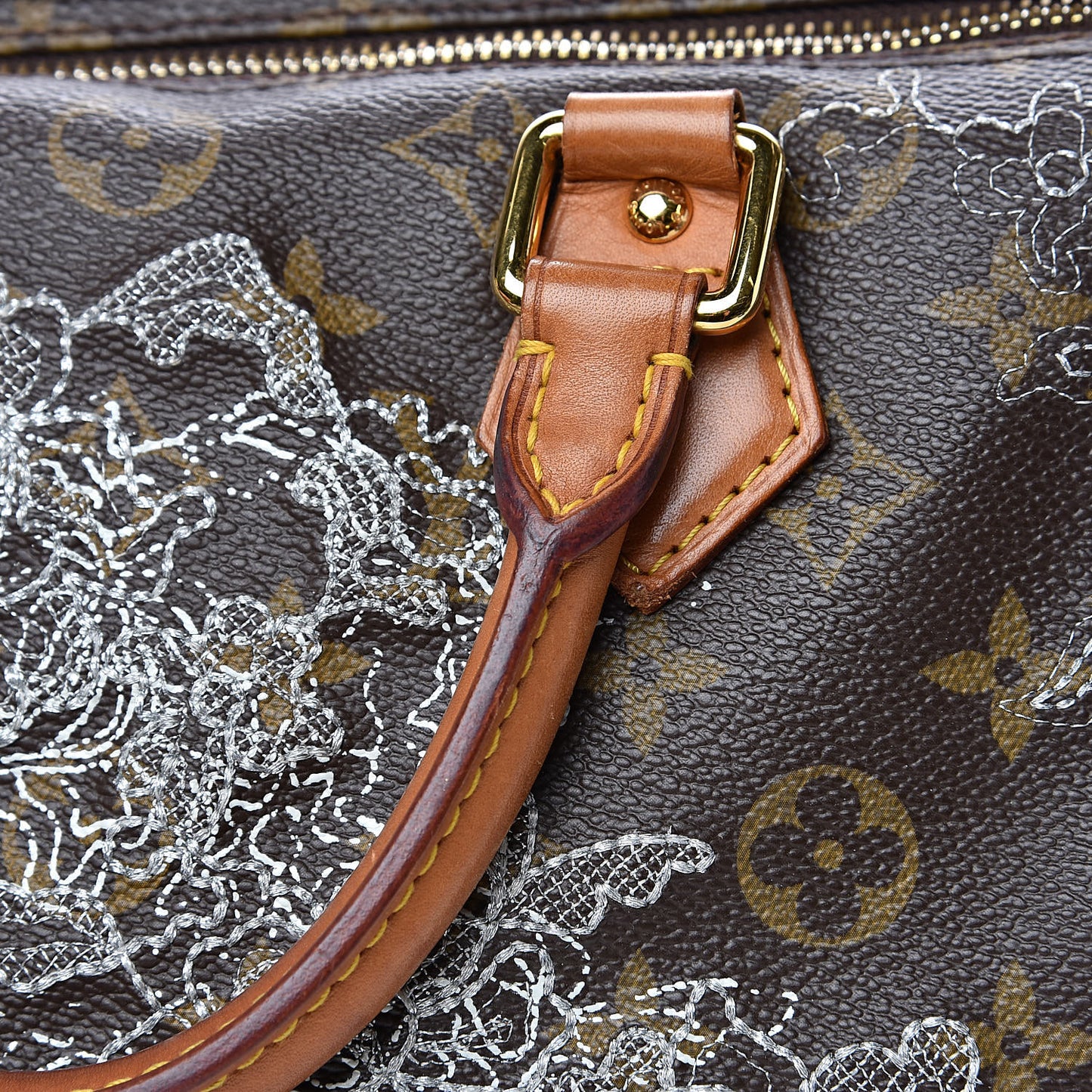 Monogram Dentelle Speedy 30 Silver