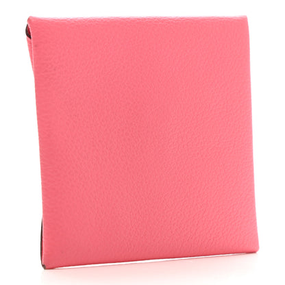 Hermes Evercolor Bastia Coin Purse Rose Azalee 3 of 7