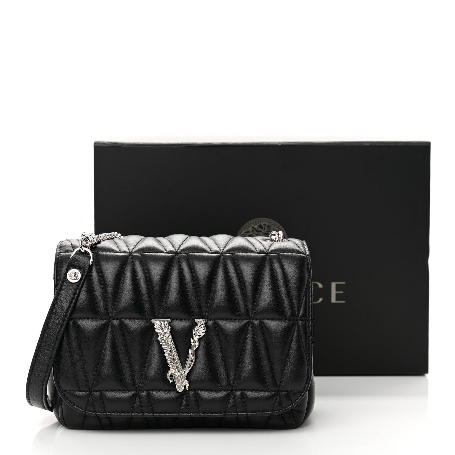 Nappa Quilted Virtus Bag Black