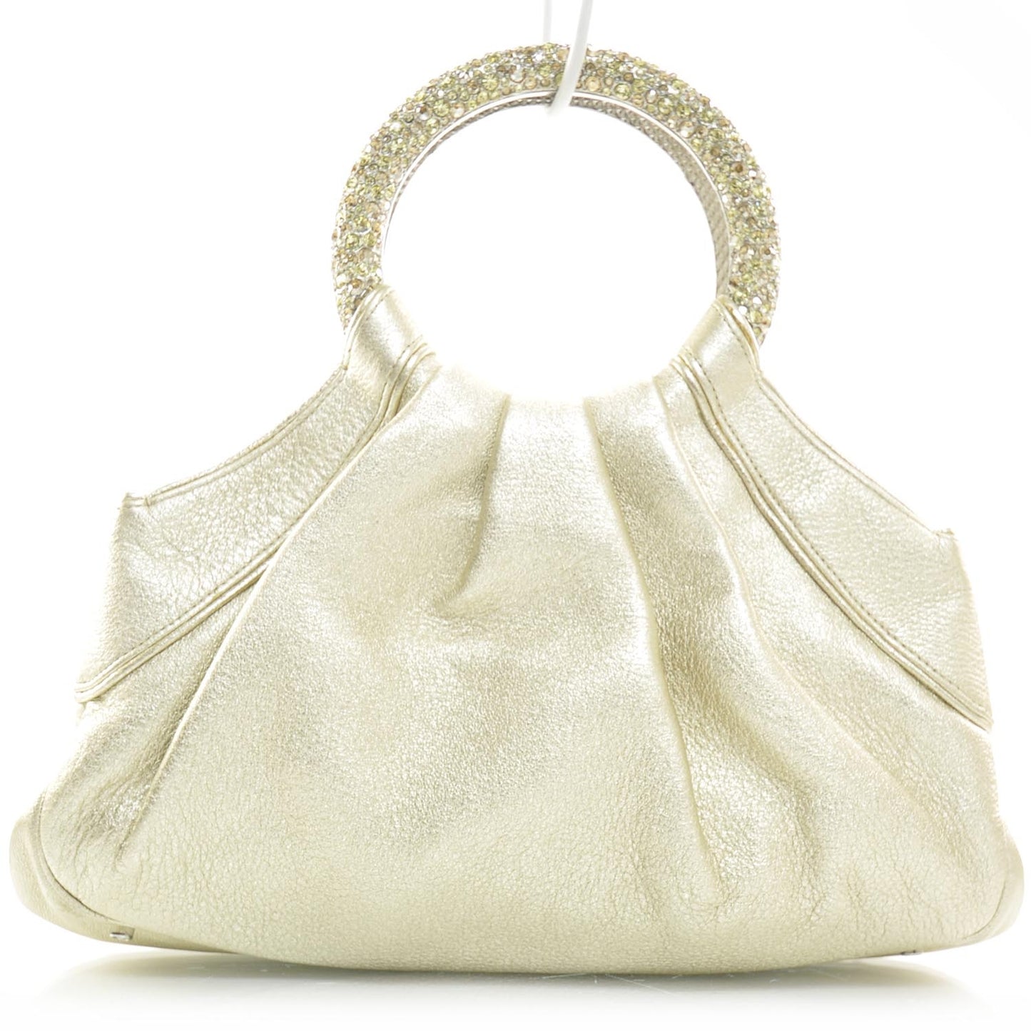Leather Austrian Crystal Blaze Dragee Evening Bag