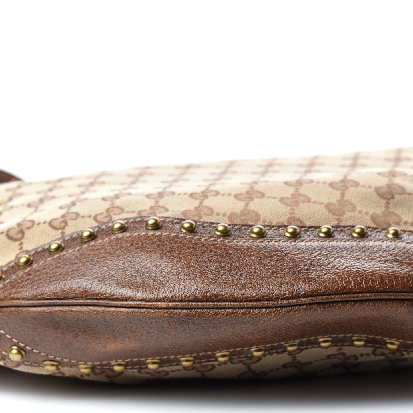 Monogram Pelham Studded Shoulder Bag Ebony