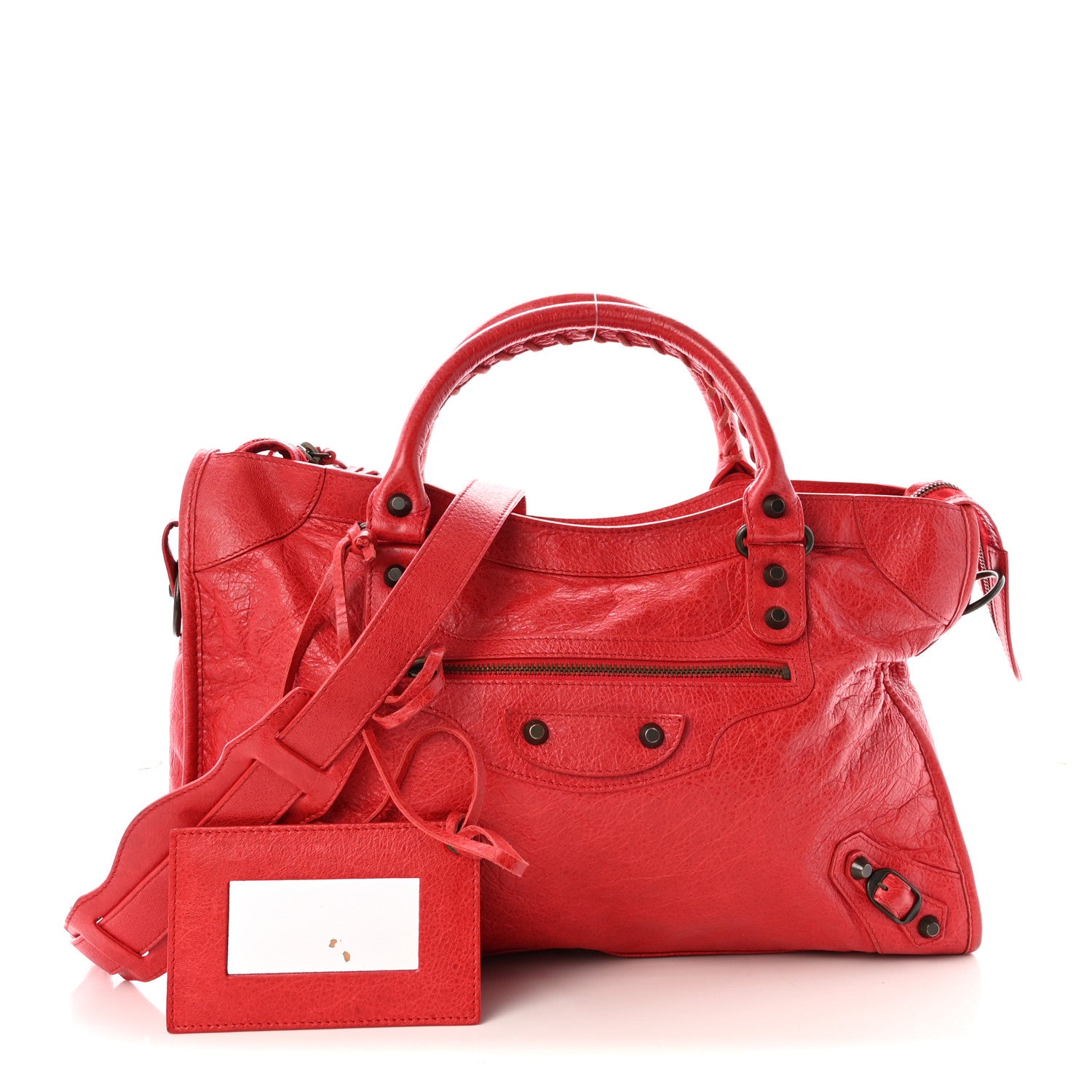 Balenciaga Agneau Classic Hardware City Rouge Coquelicot 1 of 10