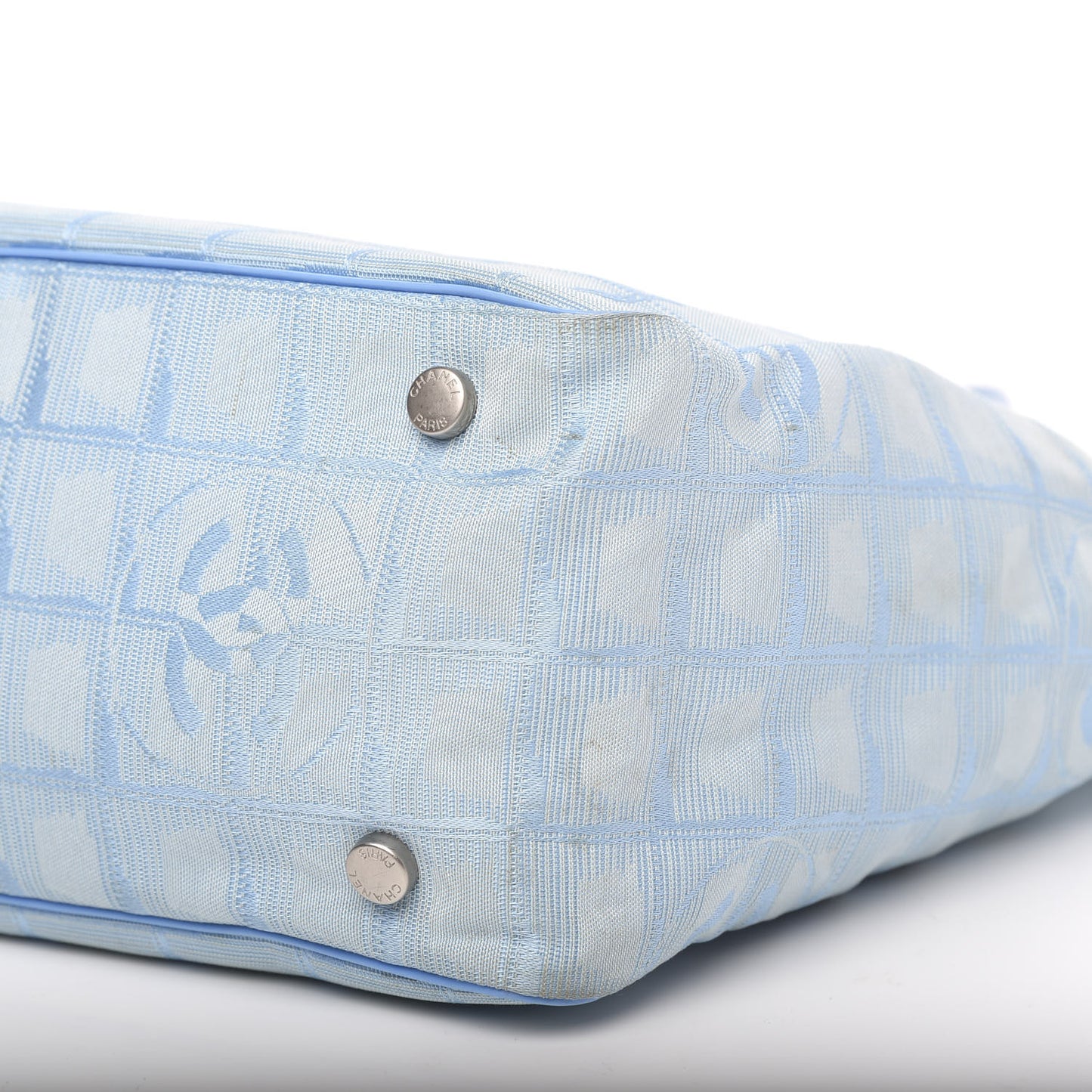 Nylon Small Travel Tote Blue